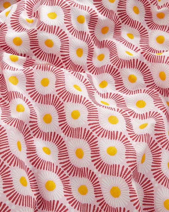 English Home - Dekbedovertrekset - Makkelijk Strijkbaar - 200 x 220 cm - Roze