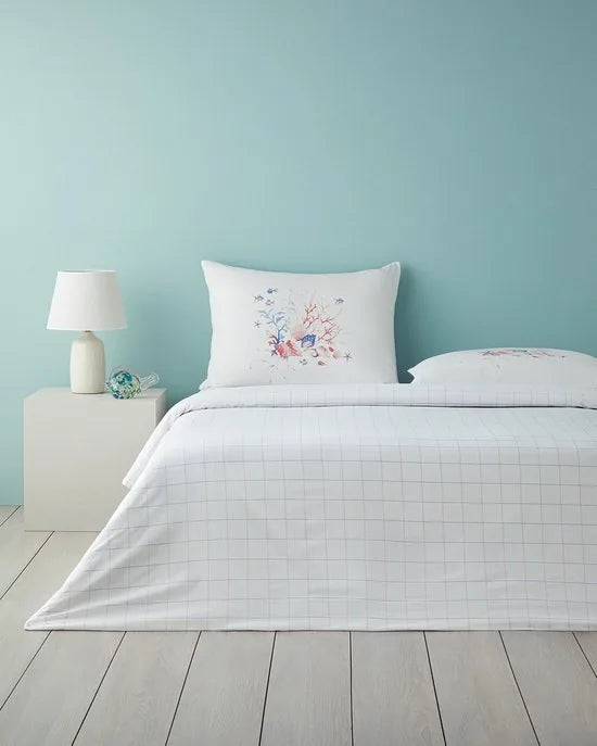 English Home - Dekbedovertrekset - Sea Pearl - 2 kussenslopen - 200 x 220 cm - Roze