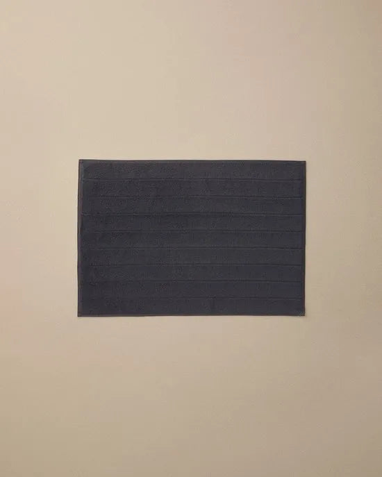 English Home - Douchemat - Absorberende Badmat - Badkamermat - Vloermat - 100% katoen - 50 x 70 cm - Antraciet