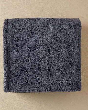 English Home - Fleece Deken - Fleece Plaid - Luxe Woondeken - Zachte deken - Tv Deken - 120x170 cm - Antraciet