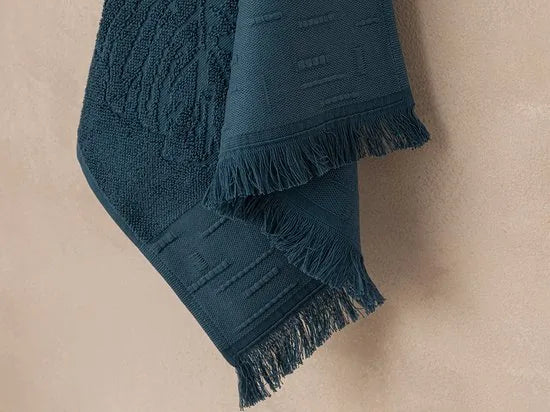 English Home handdoeken - 1 stuk - 50x70 cm - Petrol Blauw
