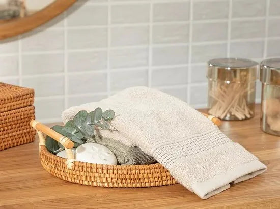English Home handdoeken - 2 stuks - 30x50 cm - Beige