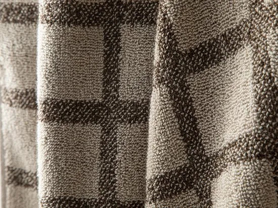English Home handdoeken - 2 stuks - 50x70 cm - Beige bruin