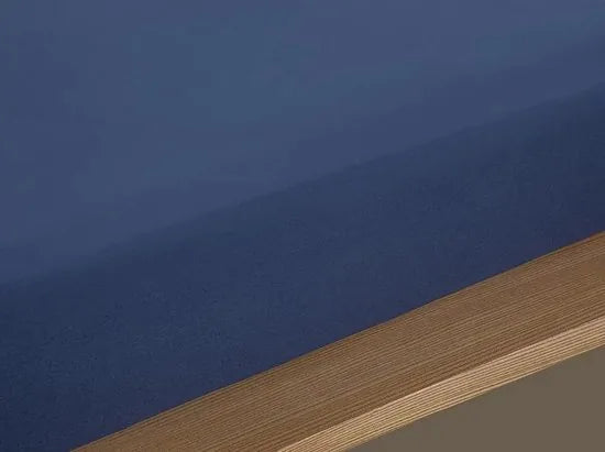 English Home hoeslaken - 100% Katoen - 140x200 cm - Donker blauw