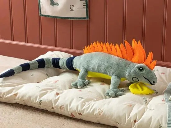 English Home - Kinder knuffel dier - Knuffel Kussen - Chameleon - 100 cm