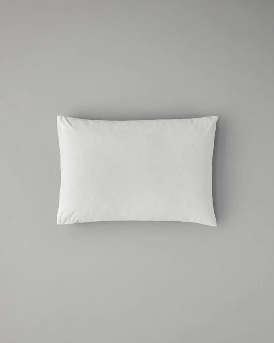 English Home Molton Kussensloop - 100% Hoogwaardige Katoen - Anti allergie - Hotel Kwaliteit - Extra Zacht Pillow Case - Met rits -50x70 cm - Wit