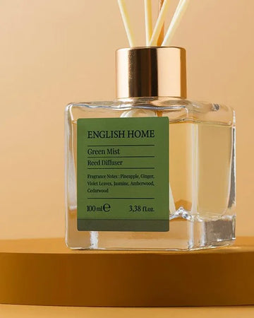 English Home - Munt- Geurstokjes - Huisparfum - Huisgeur 100ML