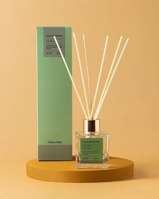 English Home - Munt- Geurstokjes - Huisparfum - Huisgeur 100ML