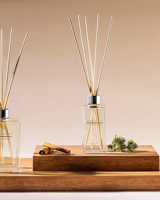 English Home - Mystic Spices - Premium Collection -Geurstokjes - Huisparum - Heerlijke Geurverspreider -Luxe uitvoering- Cadeau idee - 525 ml