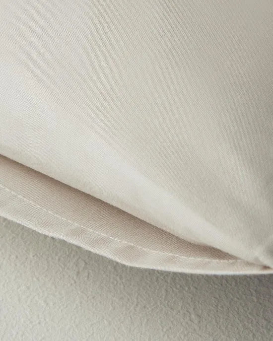 English Home - Pure - 100% Katoen - 2 Kussenslopen - 50x70 cm - Beige