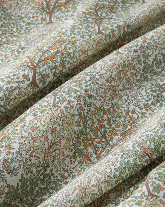 English Home Serenade Dekbedovertrek 160x220 cm – Incl. Kussensloop 50x70 cm – Easy Iron – Groen – Eenpersoons