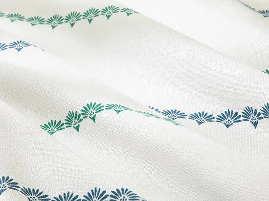 English Home Summer blanket - Bedsprei 150x220 cm - Oranje – Blauw; groen 150 x 220cm Bedsprei 150x220 cm Blauw Groe (1194)