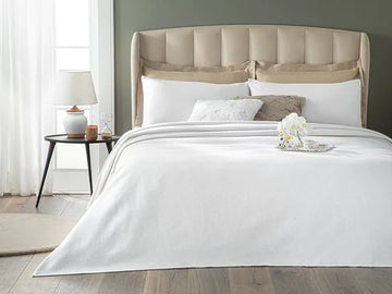 English Home Summer blanket - Bedsprei 160x230 - Wit