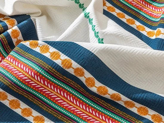 English Home Summer blanket - Bedsprei - 200x220 cm - Blauw