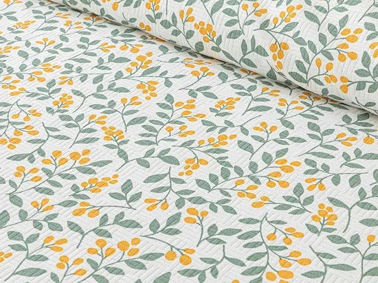 English Home Summer blanket - Bedsprei 150x220 cm - Oranje – Geel 200 x 220cm Bedsprei 200x220 cm -Geel (1170)