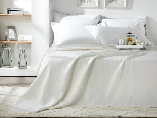 English Home Summer blanket - Bedsprei 200x220 cm - incl. 2 kussenslopen van 50x70 cm - Parel