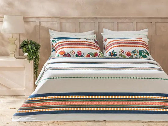 English Home Summer blanket - Bedsprei 240x220 cm - Blauw