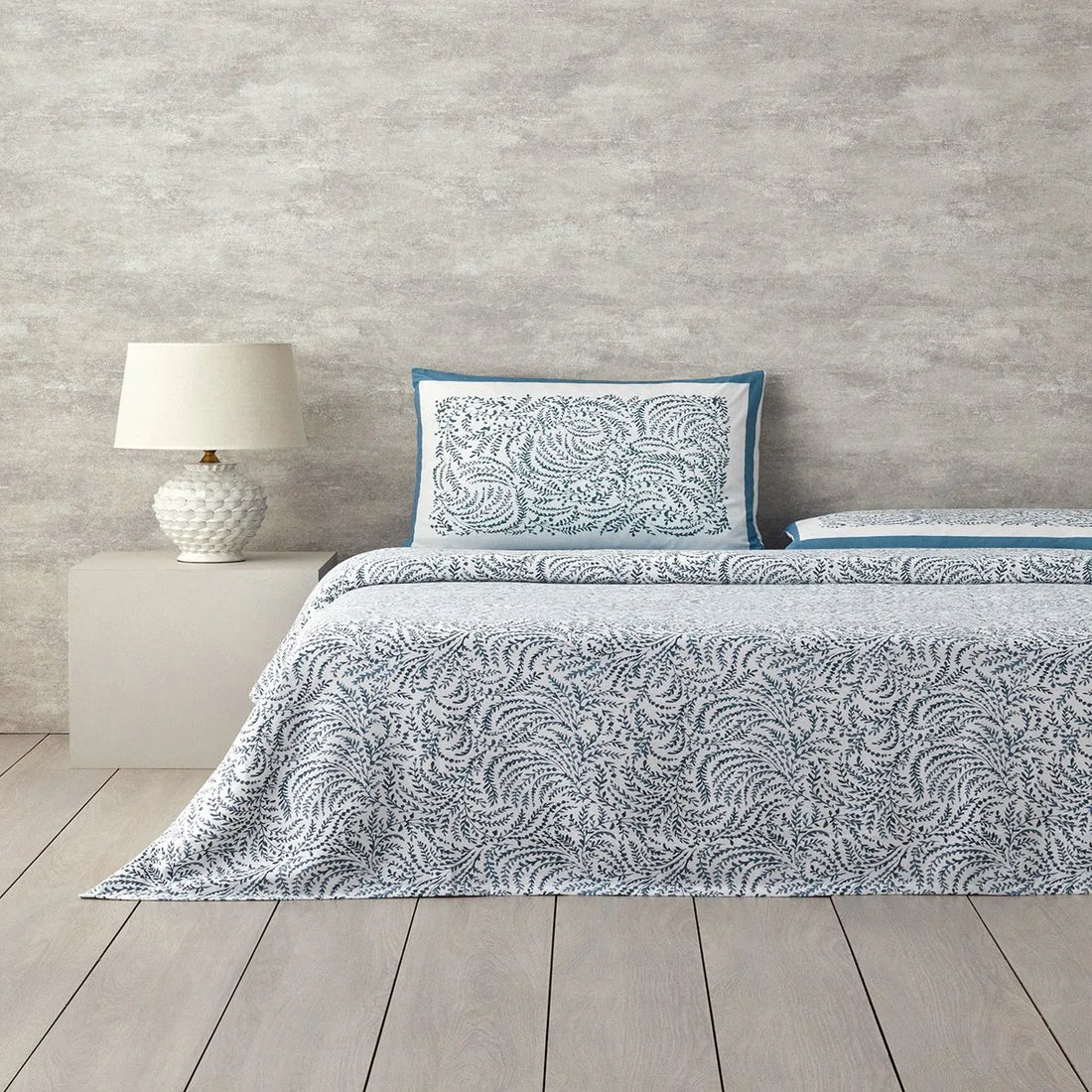 English Home Summer blanket - Luxe Uitvoering - Bedsprei - Incl. 1 kussensloop - Onderlaken 160x240 - Groen/Blauw - 150x220