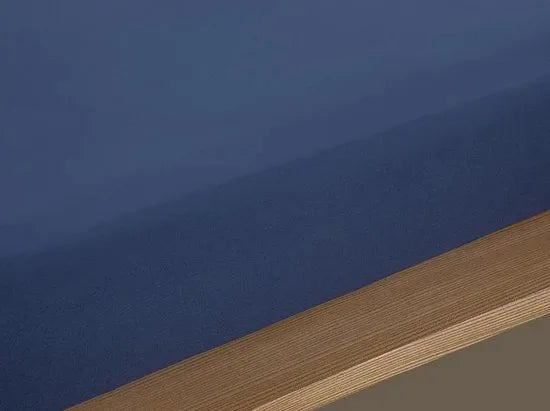 English Home Timeless Hoeslaken - Novella Premium - 100% Katioen - Met elastiek - 100x200 cm - Donker Blauw