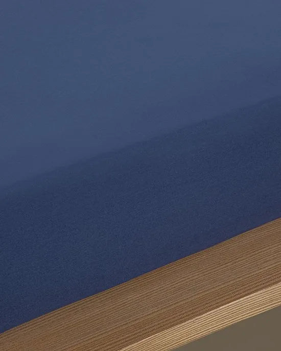 English Home Timeless Hoeslaken - Novella Premium - 100% Katioen - Met elastiek - 100x200 cm - Groen – Donker blauw 100 x 200cm 100 x 200 cm Donker Blauw