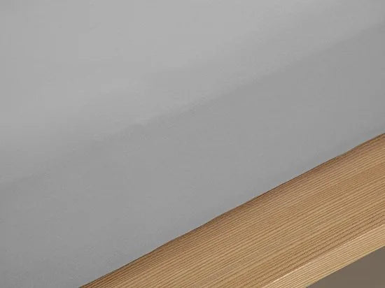 English Home Timeless Hoeslaken - Novella Premium - 100% Katioen - Met elastiek - 140x200 cm - Grijs