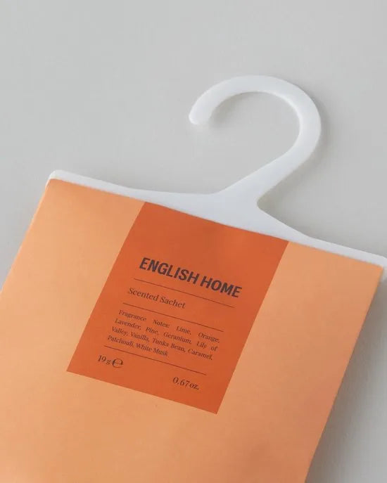 English Home Vanilla Wind Geurzakje – 19 g – Kastverfrisser – 3 Geurzakjes voor Kledingkast, Lade & Auto – Vanille Geur