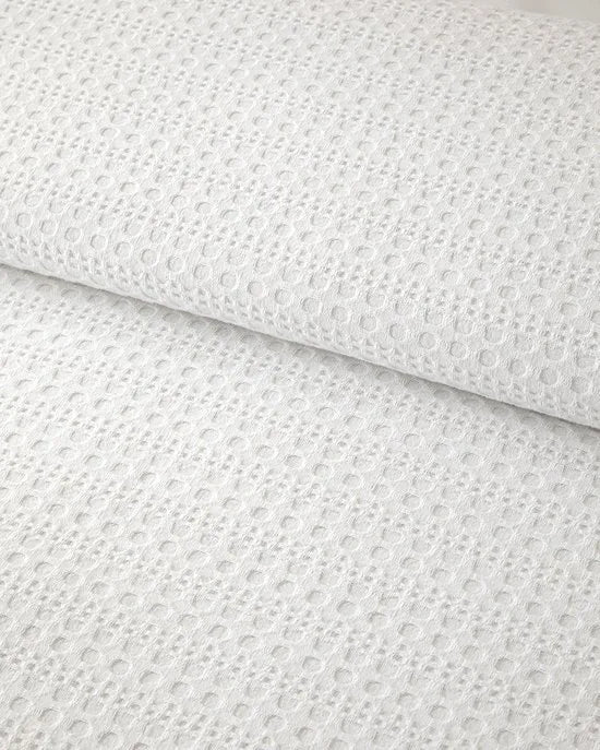 English Home Venice Bedsprei - White Collection - Deken - Plaid - 100% Katoen - King Size - 220x240 cm - Wit