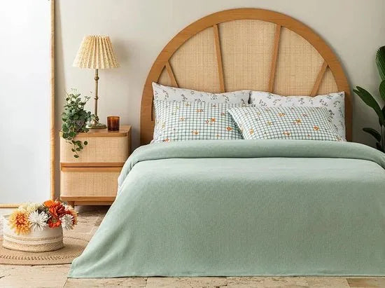 English Home zomerdeken - King Size - Bedsprei - 240x220 cm - Groen