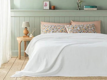English Home zomerdeken - King Size - Bedsprei - 240x220 cm - Wit