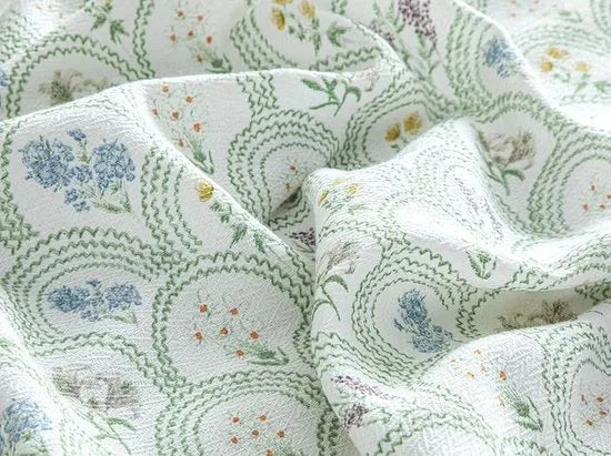 English Home - Zomerdekenset 150x220 cm - Bedsprei - Incl. laken 160x240 -Flat sheet - Incl. 1 Kussensloop - Luxe Uitvoering - Groen