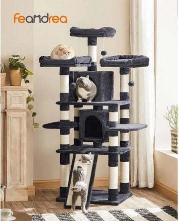 FEANDREA Kattenboom – Krabpaal – Kattenspeelgoed – Katten Krasbord