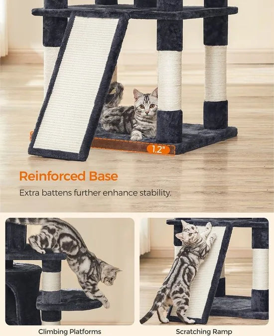 FEANDREA Kattenboom – Krabpaal – Kattenspeelgoed – Katten Krasbord