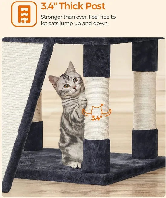 FEANDREA Kattenboom – Krabpaal – Kattenspeelgoed – Katten Krasbord