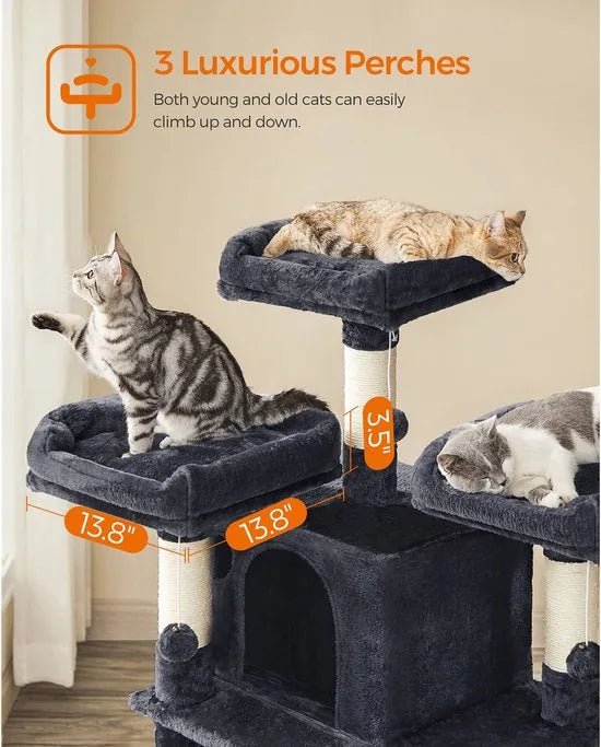 FEANDREA Kattenboom – Krabpaal – Kattenspeelgoed – Katten Krasbord