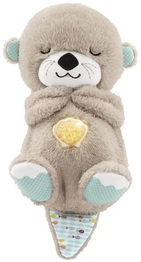 Fisher-Price Bedtijd Otter 30 cm - Baby speelgoed - 0 tot 6 maanden - Knuffel