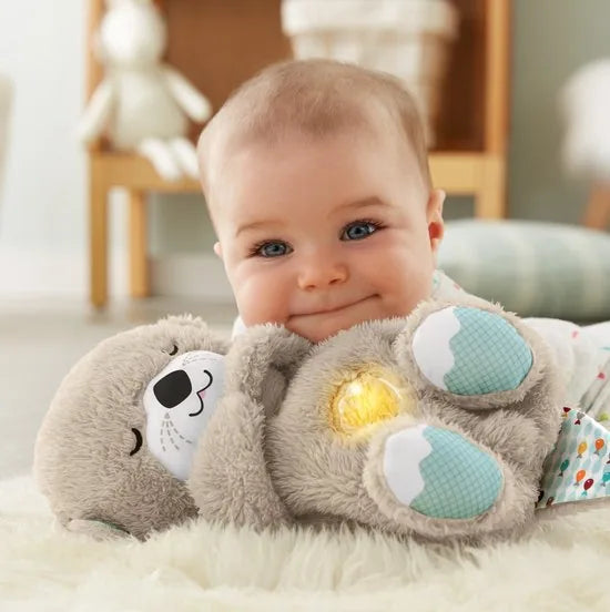 Fisher-Price Bedtijd Otter 30 cm - Baby speelgoed - 0 tot 6 maanden - Knuffel