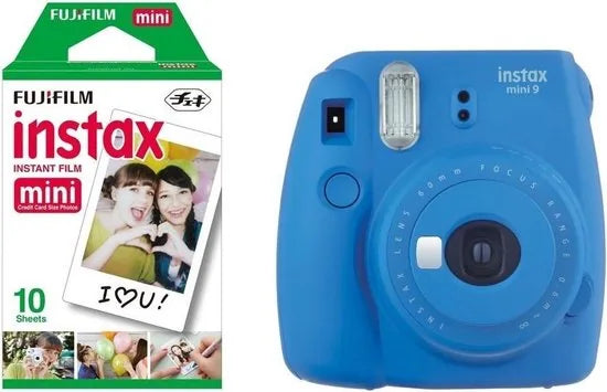 Fujifilm Instax Mini 9 - Incl.  Instant picture film 10st