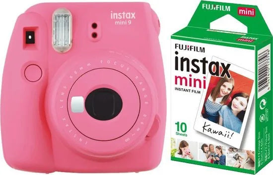 Fujifilm Instax Mini 9 - Incl. instant picture film 10st - Flamingo Pink