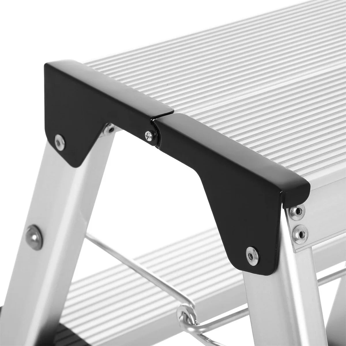 FurnStar Aluminium Ladder - Multifunctionele Ladder - Draagvermogen tot 150 kg - Met 3 Niveaus