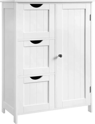FurnStar - Badkamerkast - 3 laden - 60x30x81cm – Wit