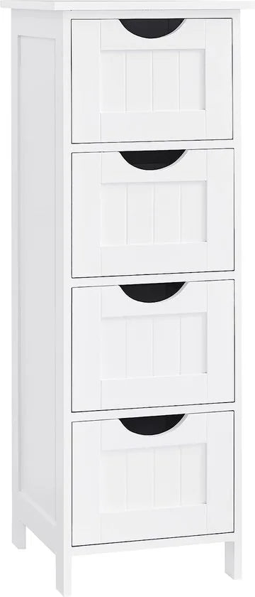 Furnstar - Badkamerkast - 30x30x82 cm - Wit