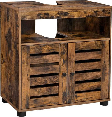 FurnStar - Badplaats - Badkamerkast - 60x30x63cm - Bruin