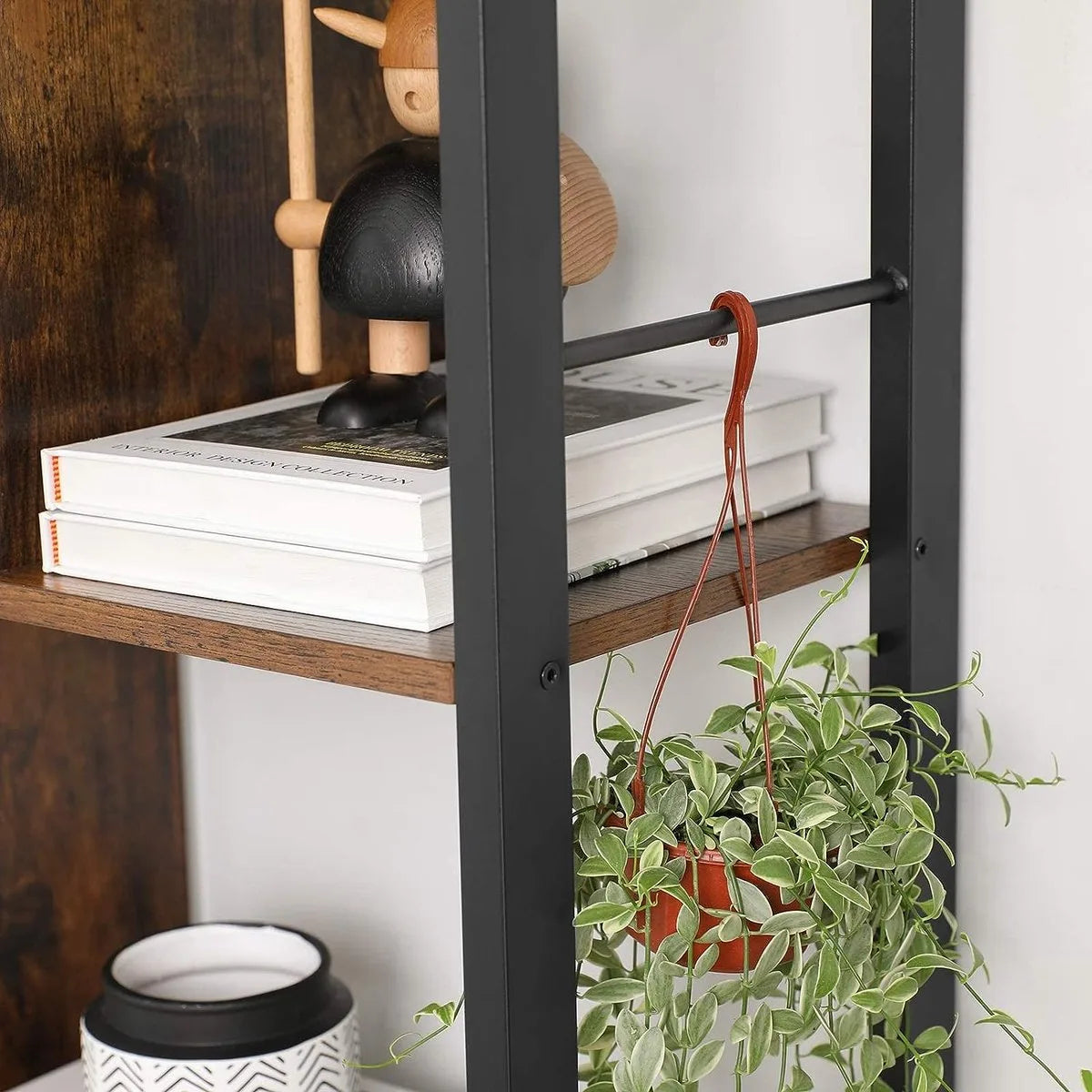 FurnStar - Boekenkast - 154.5x74x30cm - Bruin