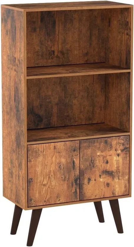 FurnStar boekenkast - 2 planken - 60x30x120cm - Bruin