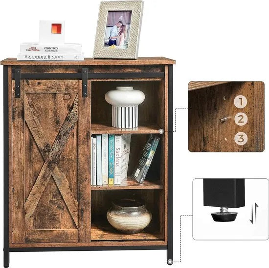 FurnStar dressior - Opbergkast - 70x30x80cm – Bruin