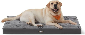 FurnStar - Hondenbed - Hondenkussen - Wasbaar - Hondenmat - Afneembaar - Waterdicht - 120 x 74 x 10 cm - XXL - Voor Grote Honden - Duifgrijs