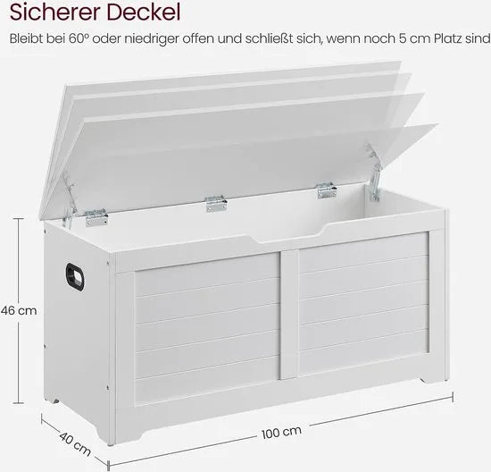 FurnStar - kast - Opbergkast - 100x40x46cm - Wit
