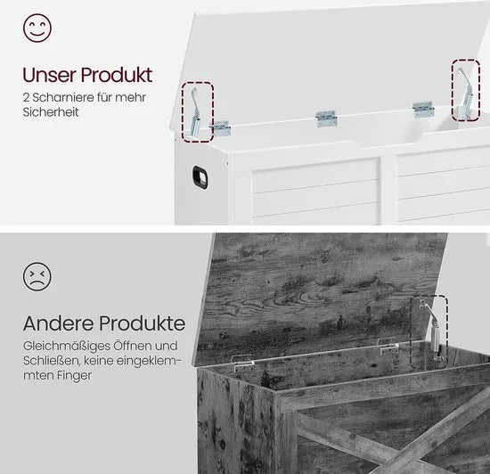 FurnStar - kast - Opbergkast - 100x40x46cm - Wit