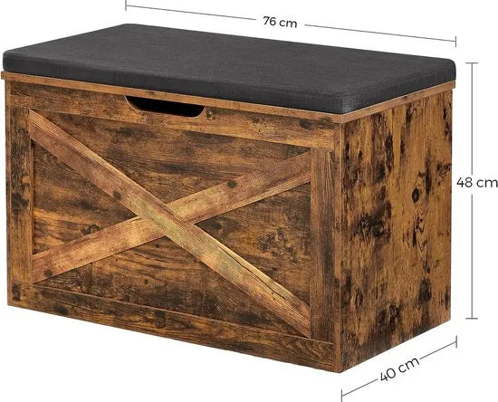 FurnStar - kast - Opbergkast - 76x40x48cm - Bruin