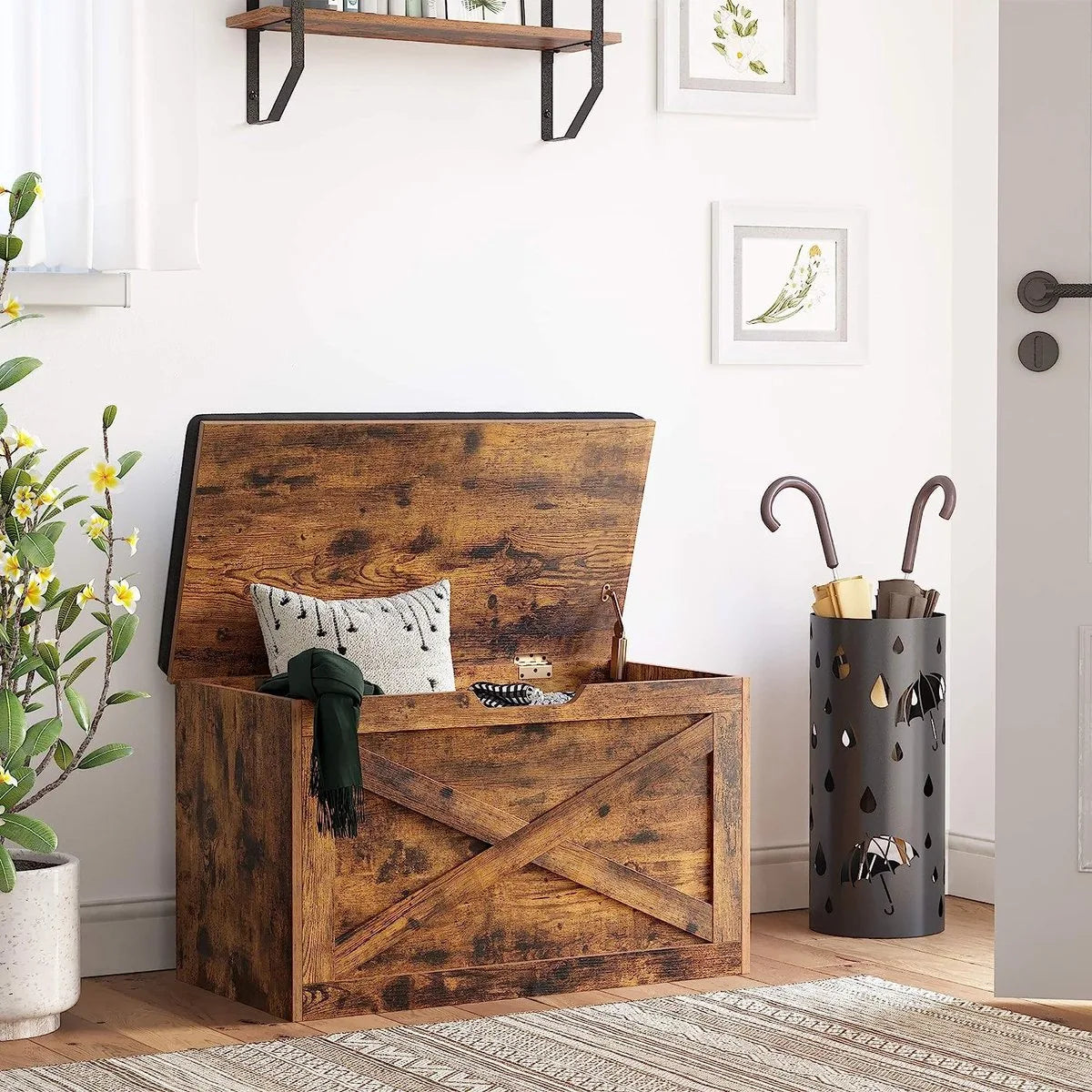 FurnStar - kast - Opbergkast - 76x40x48cm - Bruin